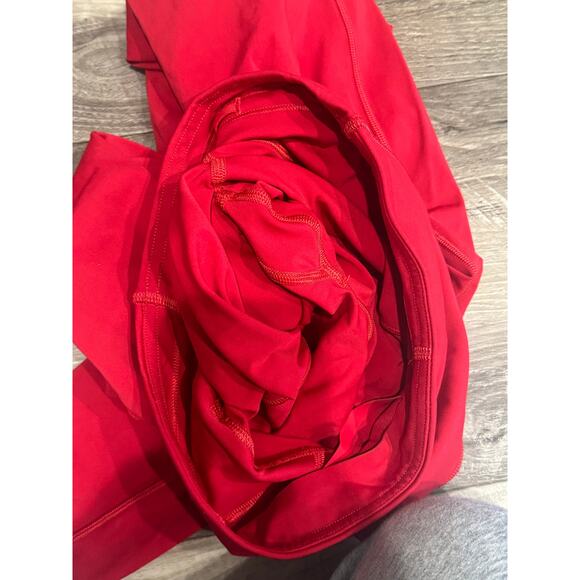 Lululemon Base Pace High Rise Running Tight 25” Red EUC Size 4 - Picture 7 of 9